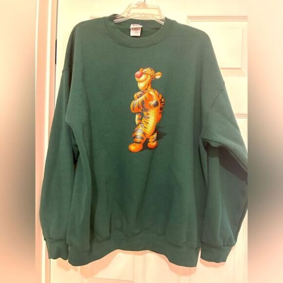 Disney Store Tigger Crewneck Sweatshirt Size XL - Picture 1 of 6